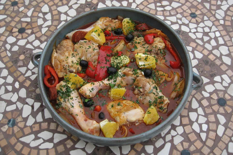 Chicken basque
