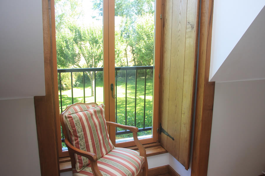 Orchard bedroom garden view